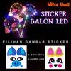 Gambar Sticker Tempel Balon LED/LED Balloon Sticker - Babi biru dari Toko Mitra Abadi Jakarta Barat 1 Tokopedia