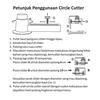 Gambar Circle Cutter Alat Potong Lingkaran GREAT STAR dari TAKAHIRO SHOPPU Kota Bandung 2 Tokopedia