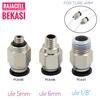 Gambar PC4-M5 PC4-M6 PC4-01 Pneumatic Connector Push Fitting Bowden Extruder - PC4-01 dari RAJACELL BEKASI Kota Bekasi 1 Tokopedia