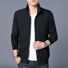Gambar jaket pria kain tasland casual bomber - Hitam, S dari jacket maya leather Kab. Garut 4 Tokopedia