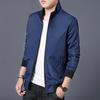 Gambar jaket pria kain tasland casual bomber - Hitam, S dari jacket maya leather Kab. Garut 3 Tokopedia