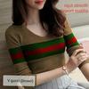 Gambar Baju Kaos Rajut V Gucci Wanita Good Quality dari FERI'S TOKO Jakarta Pusat 2 Tokopedia