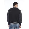 Gambar d&f Jaket pria Bomber with abu strip - Hitam - M dari d&f brand Jakarta Utara 5 Tokopedia