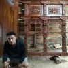 Gambar jendela ukir Jepara dari gebyok atique Kab. Jepara 1 Tokopedia