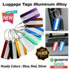 Gambar Luggage Tag Aluminum Alloy Metal Travel Bag Tag Name ID Koper Tas - Biru dari Jakey Online Shop Jakarta Selatan 2 Tokopedia