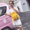 Gambar Tas ransel serut bahan canvas - Merah dari dream_shop_99 Kota Bandung 8 Tokopedia