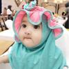 Gambar KERUDUNG BAYI TOPI BUNGA 2/HIJAB ANAK INSTAN - Hitam dari RICHIESTO ID Kab. Bandung 2 Tokopedia