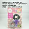 Gambar MOTEX Dymo Embossing Label Maker - Hitam dari DymoZone Jakarta Barat 14 Tokopedia
