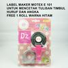 Gambar MOTEX Dymo Embossing Label Maker - Hitam dari DymoZone Jakarta Barat 4 Tokopedia