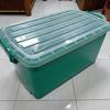 Gambar BOX CONTAINER 90 LITER + RODA - Box Serbaguna 90L - Navy dari secretbasesby Kota Surabaya 8 Tokopedia