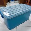 Gambar BOX CONTAINER 90 LITER + RODA - Box Serbaguna 90L - Navy dari secretbasesby Kota Surabaya 5 Tokopedia