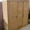 Gambar Lemari 3 pintu bahan kayu jati - knock down dari Mulyajaya Furniture Jakarta Jakarta Timur 4 Tokopedia