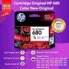 Gambar Tinta HP 680 Black Original Ink-Advantage Cartridge Color Ori - WARNA - COLOR dari FixPrint Indonesia 1 Tokopedia