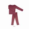 Gambar Piyama Anak - Akasa Series Bumi Ribbed Pajamas - Old Rose, 3Years dari Booyahkids Kab. Tangerang 7 Tokopedia