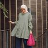 Gambar Frita Sage Green Top - S dari HijabChic Official Kota Bandung 1 Tokopedia