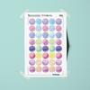 Gambar Stiker Deco Watercolor Stickers untuk Notebook, Planner by bukuqu dari Bukuqu Kota Tangerang Selatan 1 Tokopedia