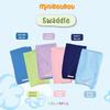 Gambar MINIBOUBOU Baby Swaddle Basic Colorful - Azure Blue dari ARDENLEON Jakarta Barat 1 Tokopedia
