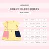 Gambar ARDENLEON Girls Color Block Dress (4-7 Yr) - Cotton Candy, 3L dari ARDENLEON Jakarta Barat 3 Tokopedia