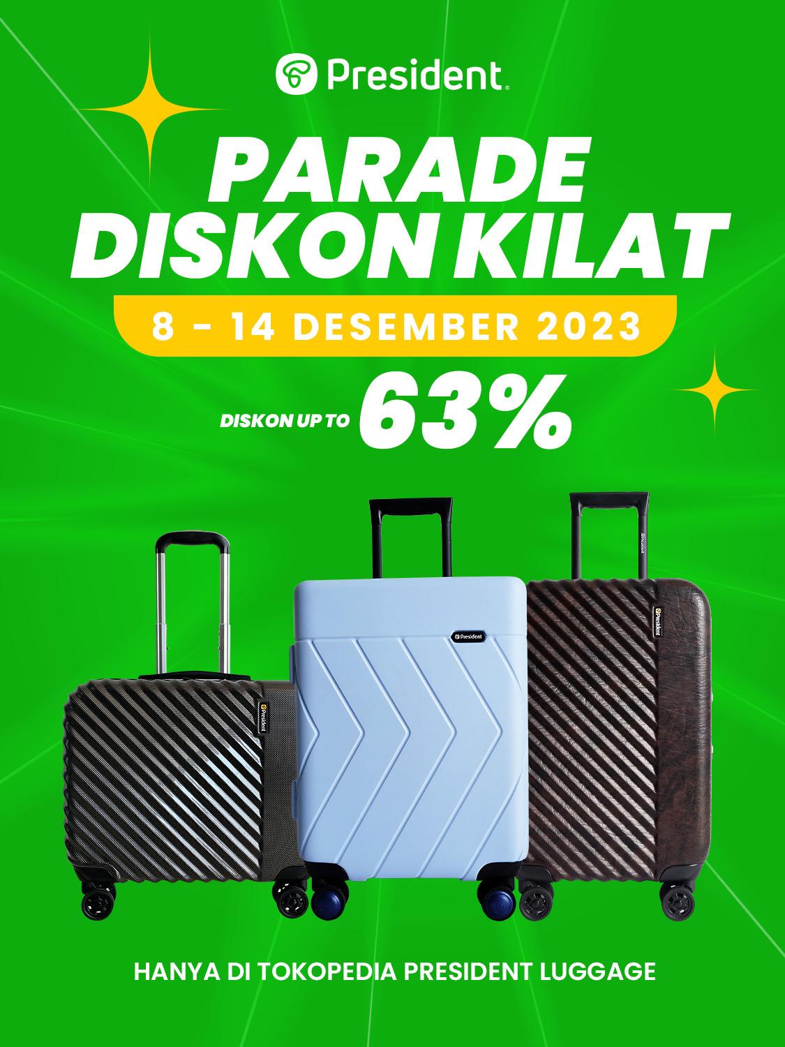 President Luggage - Produk Resmi & Terlengkap | Tokopedia