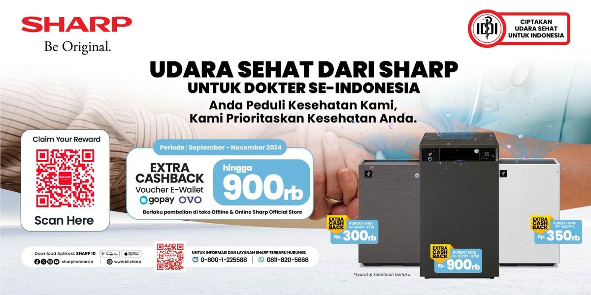SHARP OFFICIAL STORE JAKARTA - Produk Resmi & Terlengkap | GoPayLater ...