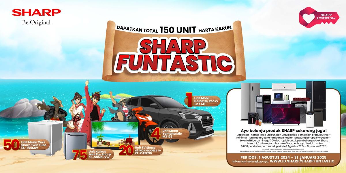 SHARP OFFICIAL STORE JAKARTA - Produk Resmi & Terlengkap | GoPayLater ...