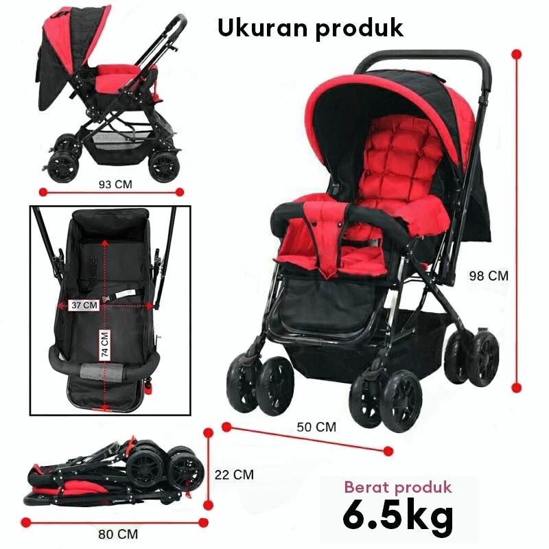 Jual [Ready] Magic Stroller Roda 4 Stroller Bayi Lipat Travelling ...