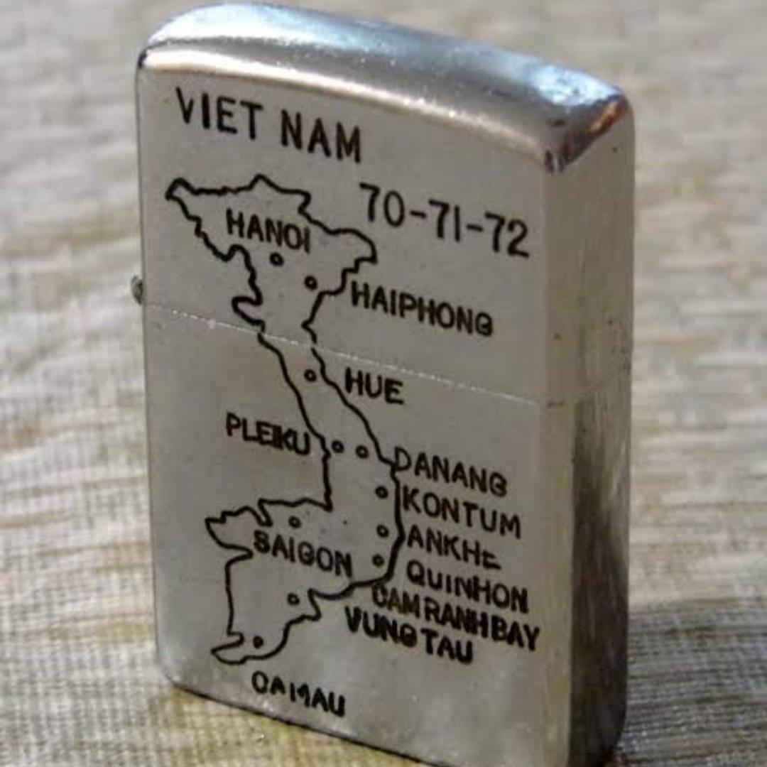 ベトナムZIPPOライターVIET NAM PLEI KU 71-72 ミッキー（ベトナム 