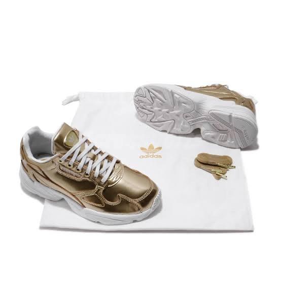 adidas falcon zip gold