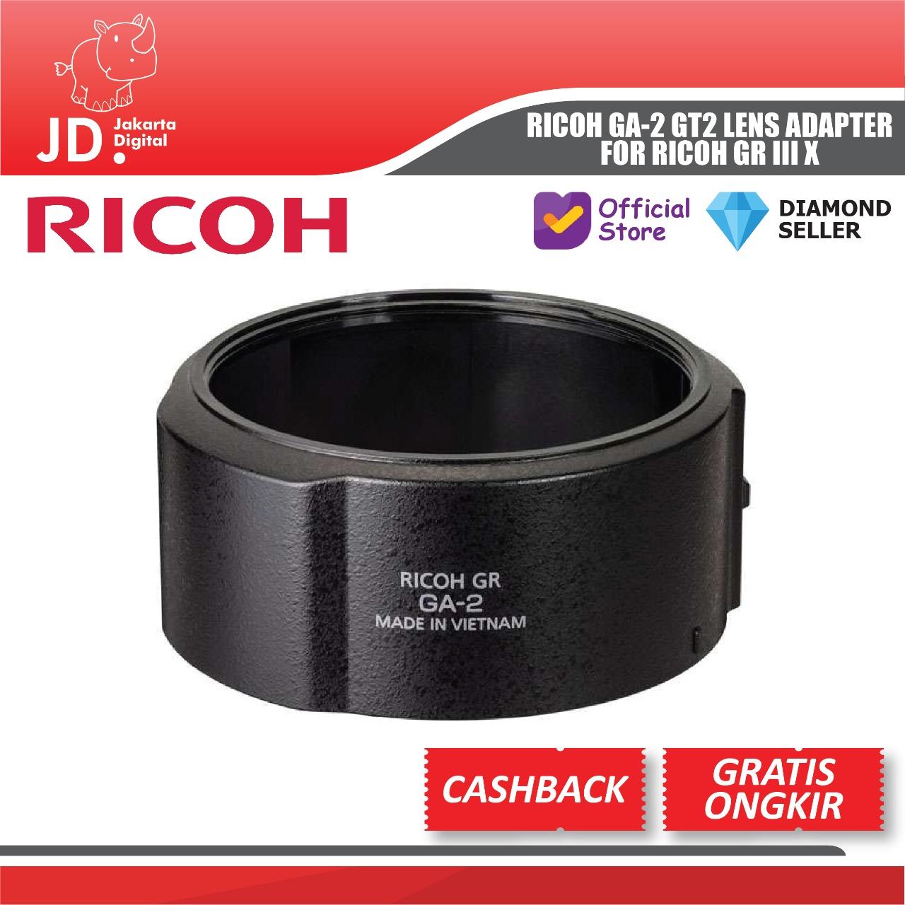 RICOH テレコンGT-2 アダプターGA-2 セット gr3x用 楽天市場】JJC GA-2