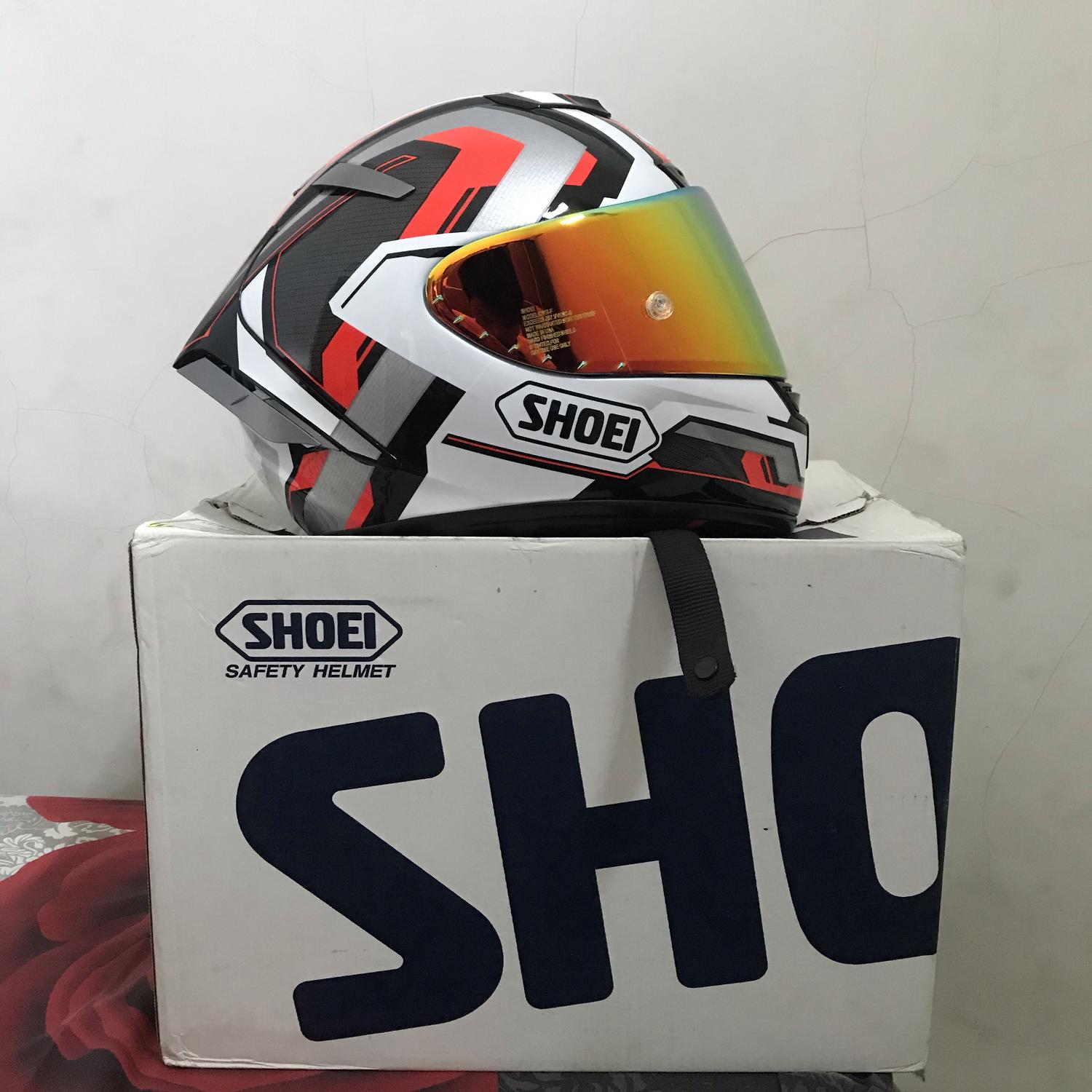 絶版モデル】SHOEI X14 BRINK Mサイズ ※未使用チークパッド付き 絶版モデル】SHOEI X14 BRINK Mサイズ ※未使用チークパッド付き