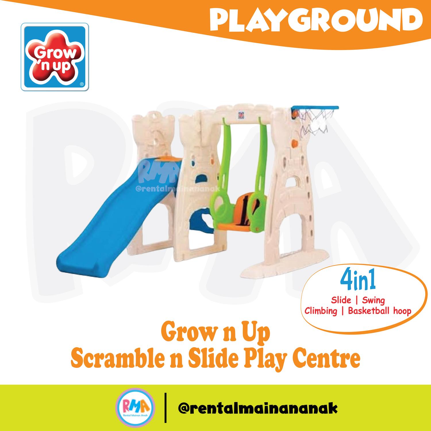 Ayunan Grow N Up Scramble N Slide Play Center Grow N Up Scramble