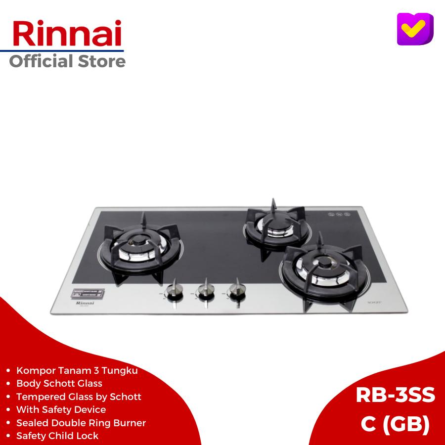 新品未使用ビルトインガスコンロ 3バーナー RB31AM5T1S 都市ガス
