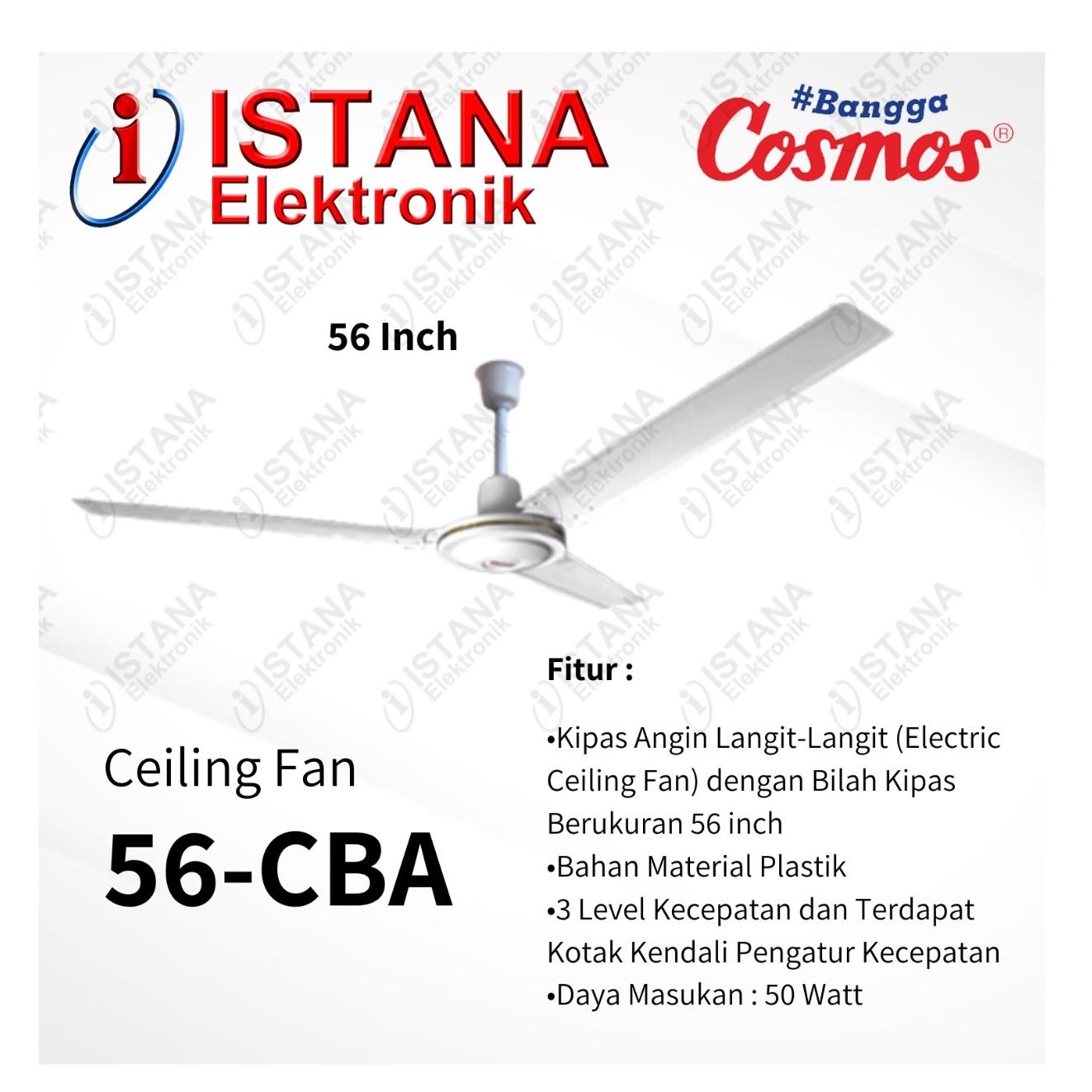 5 Blade Ceiling Fan 4 Light BR XBE001