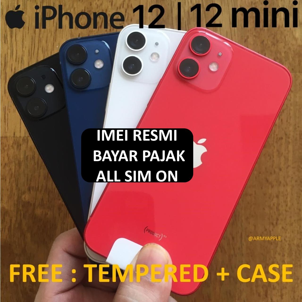 ジャンク』iPhone 12mini (RED) 本体 256GB Jual Iphone 12 Second