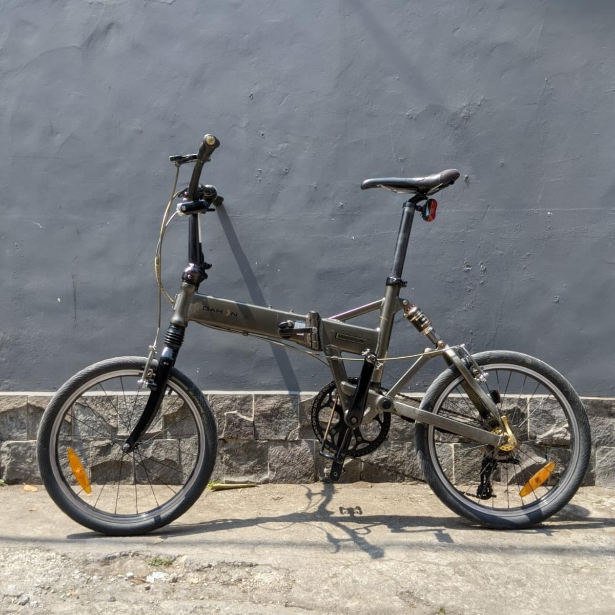 DAHON JETSTREAM P8エアショックディスク（レアEUモデル）-美品 ¥90,000