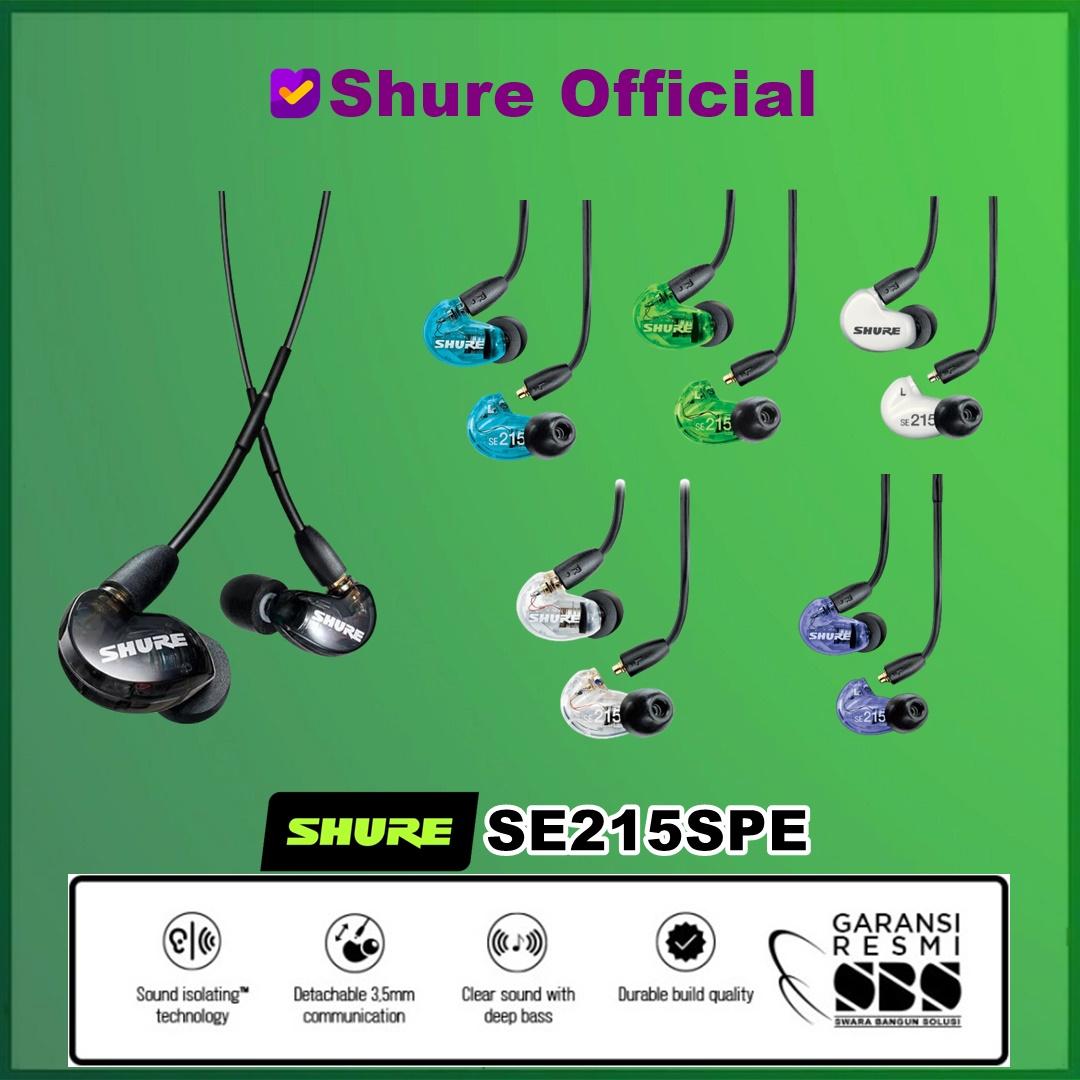 SHURE SE215 クリア Shure SE215-CL Sound Isolating Earphones Clear – Easy Music