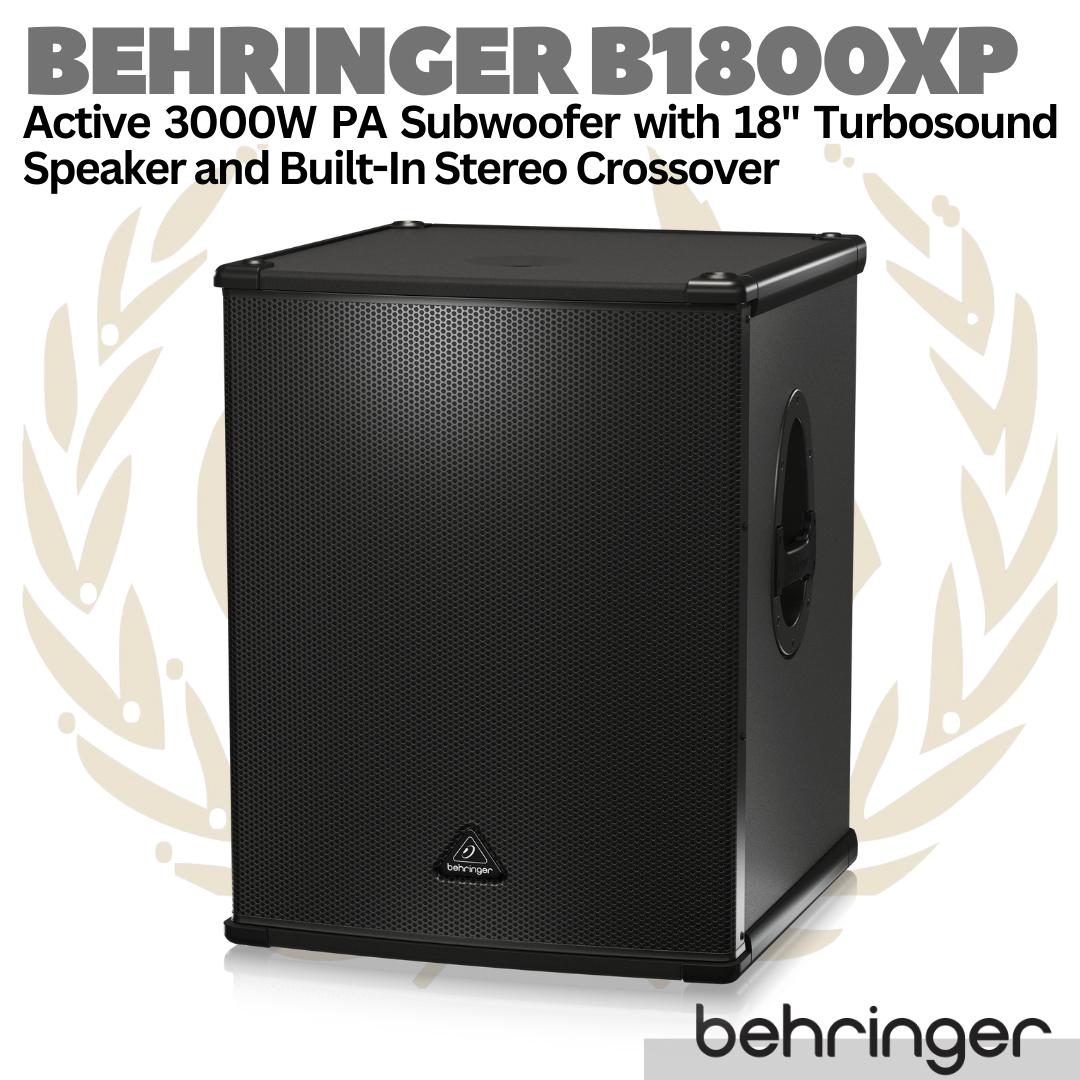 Subwoofer Pasif Subwoofer Behringer Speakers Jual Behringer B1800