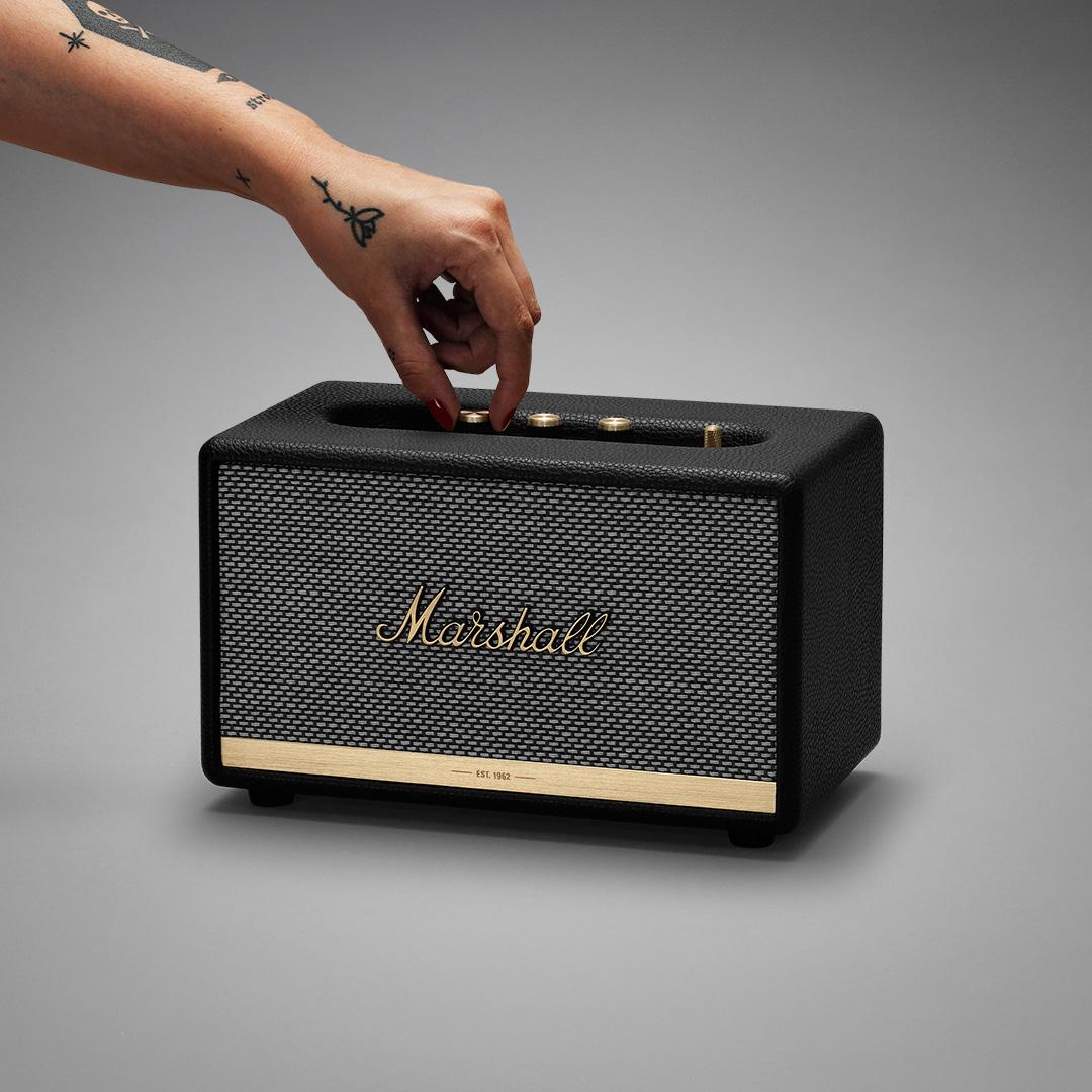 【美品】Marshall ACTON 2 【正規品】 早い物勝ち】Marshall ワイヤレススピーカー ACTON II ブラック
