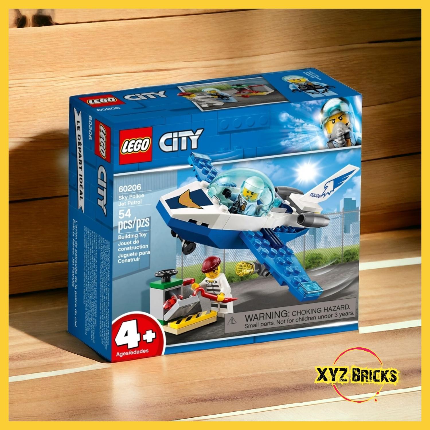 Lego 60206 City Sky Police Jet Patrol Lego City Sky Police Jet