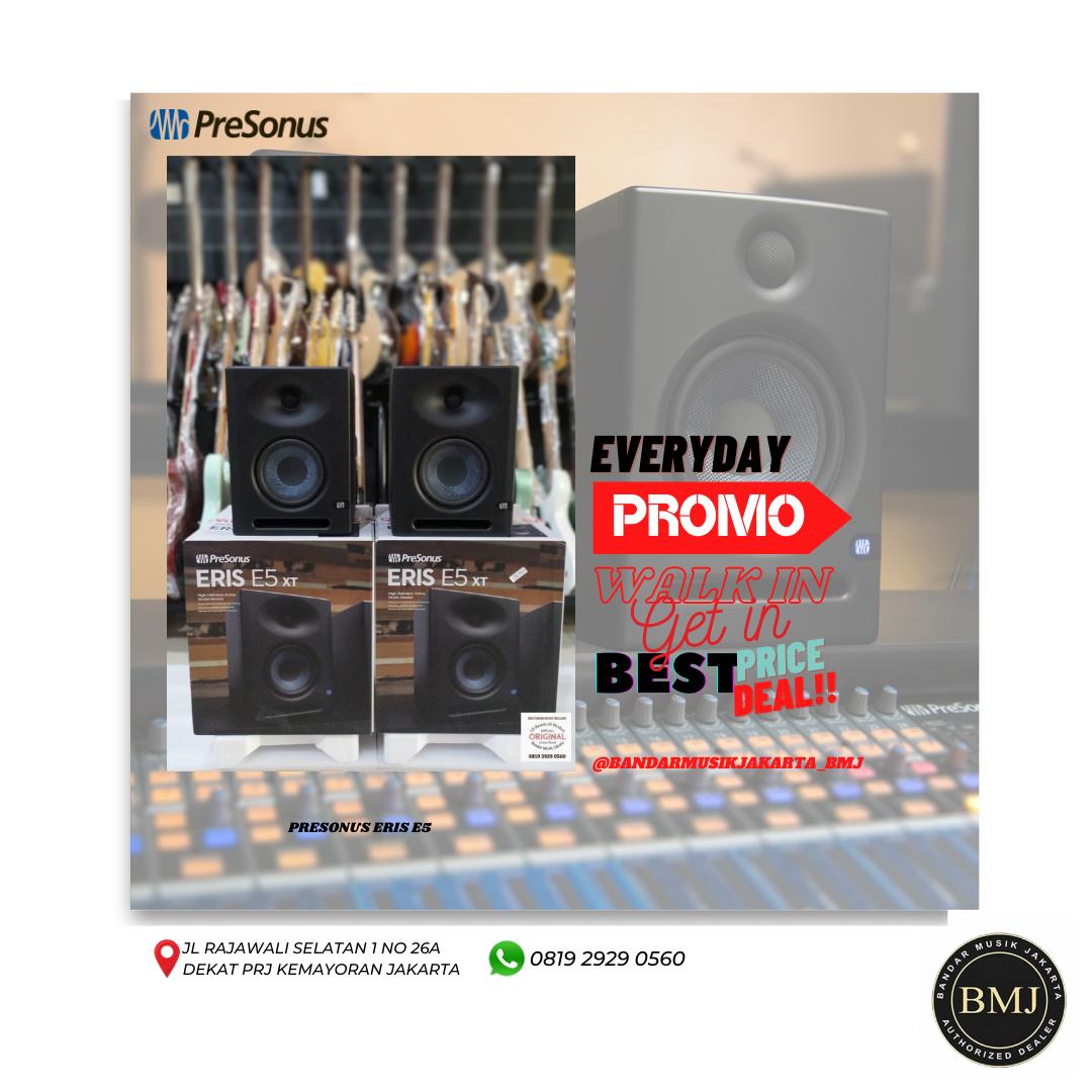 Presonus E5 XT ペア アクティブスピーカー Presonus Eris 5 xt ペア