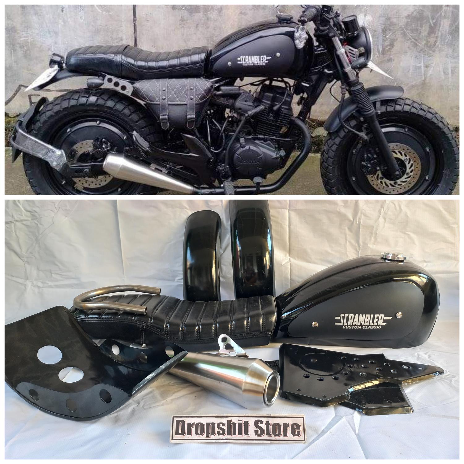 Motor Custom Scorpio Chopper Yamaha Scorpio Custom Biaya Custom