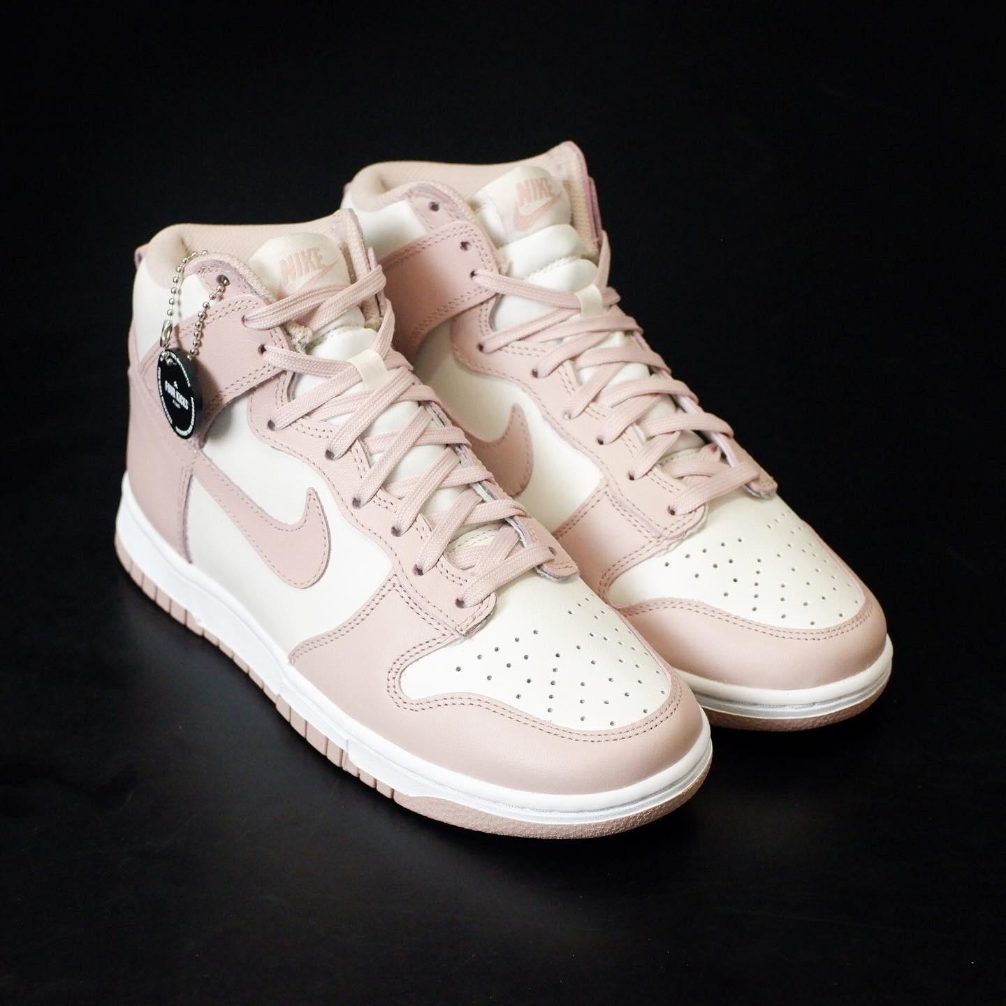 nike dunk high rebel pink oxford