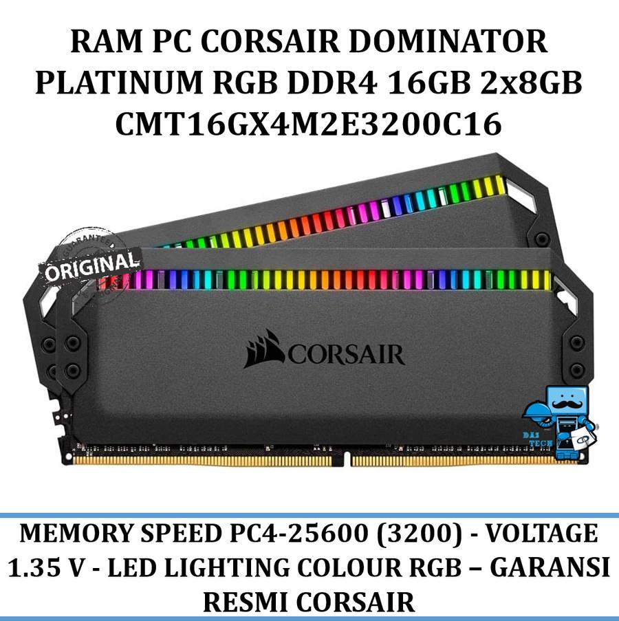 Dominator Platinum 3600 C14 Ram Corsair Chrome DOMINATOR® PLATINUM