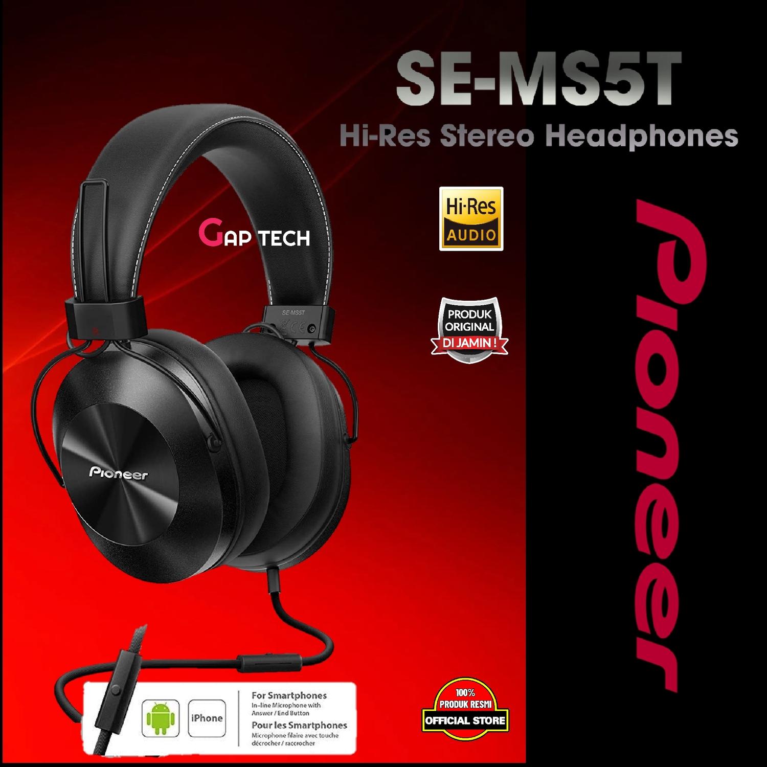 SE MS5T R(RED⁄ROUGE⁄VERMELHO) Pioneer SE-MS5T-R ヘッドフォン