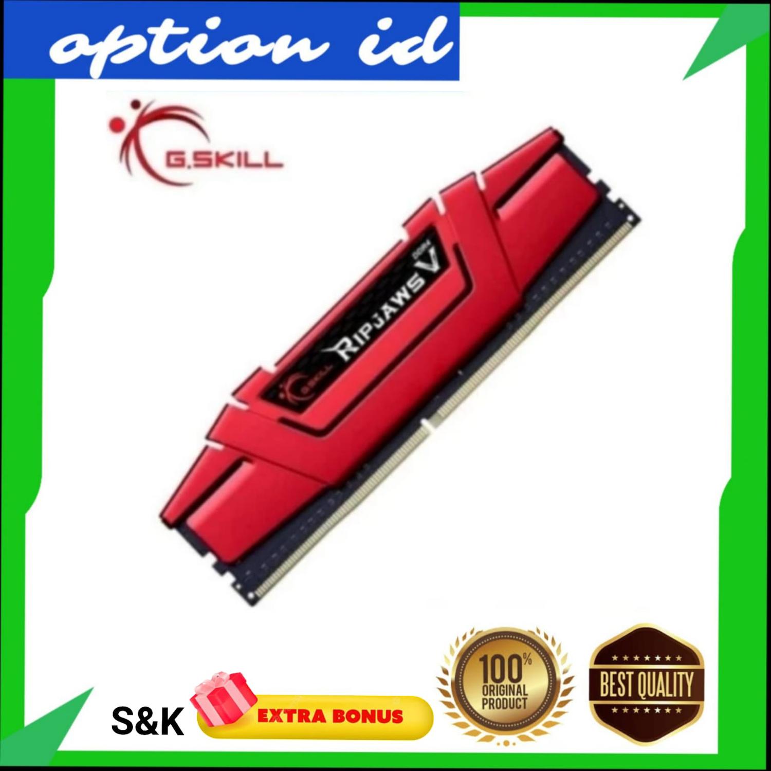 G.SKILL DDR4メモリ RIPJAWS V 32Gb × 4枚 中古品
