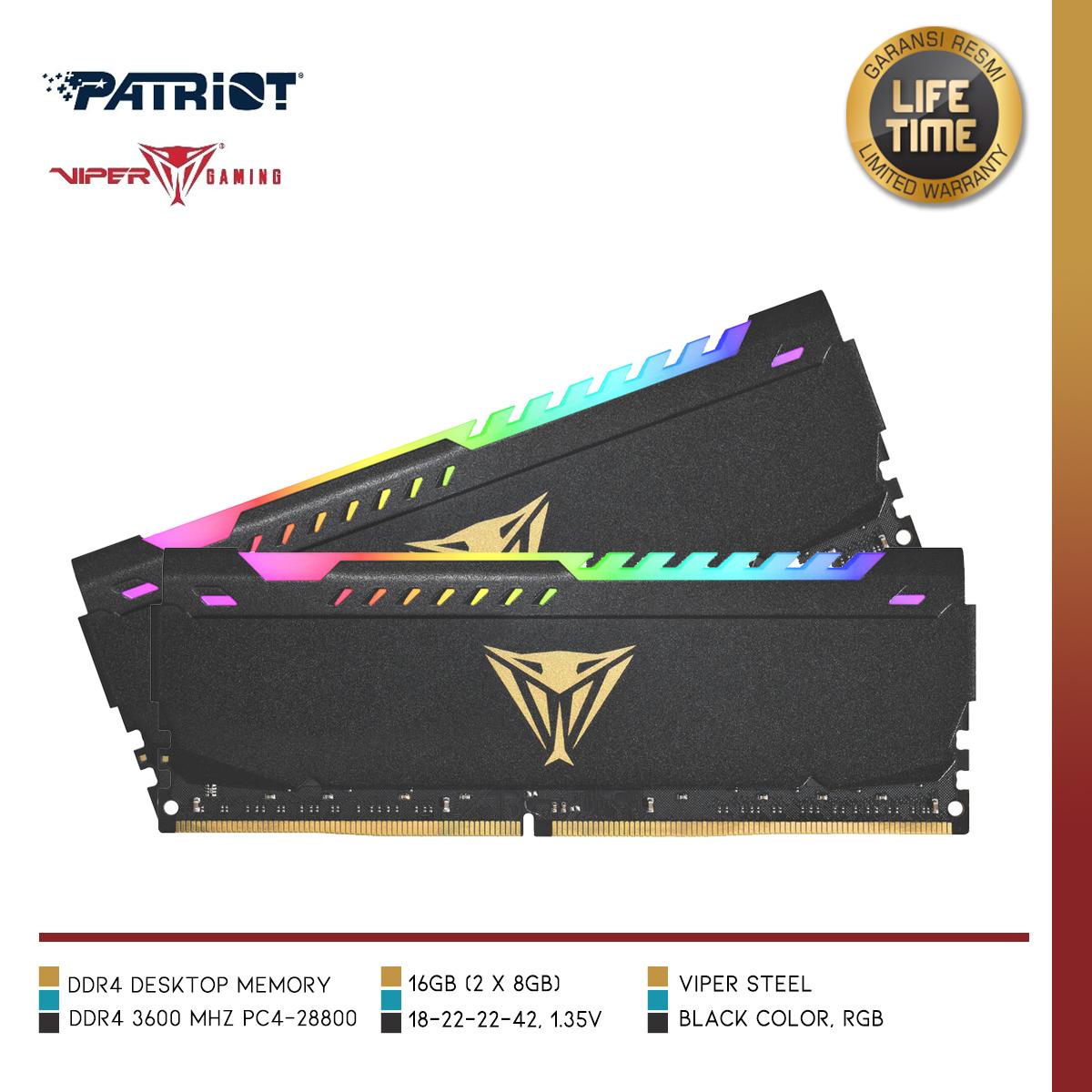 新品 Patriot メモリー 3600MHz 64GB【32GB x 2枚】