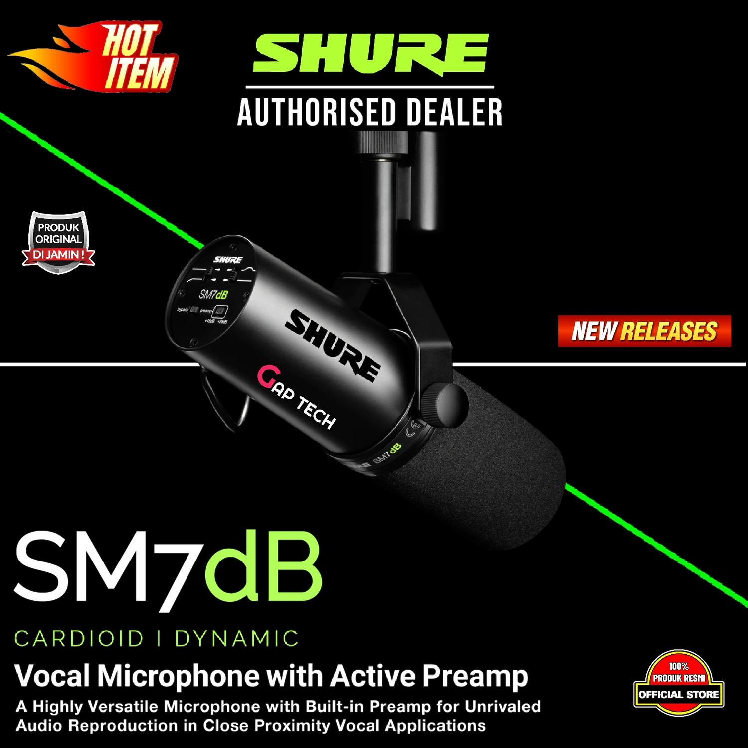 Shure SM7dB 新品未開封 箱痛みあり SHURE sm7db ダイナミック Shure SM7dB 新品未開封 箱痛みあり SHURE sm7db ダイナミック