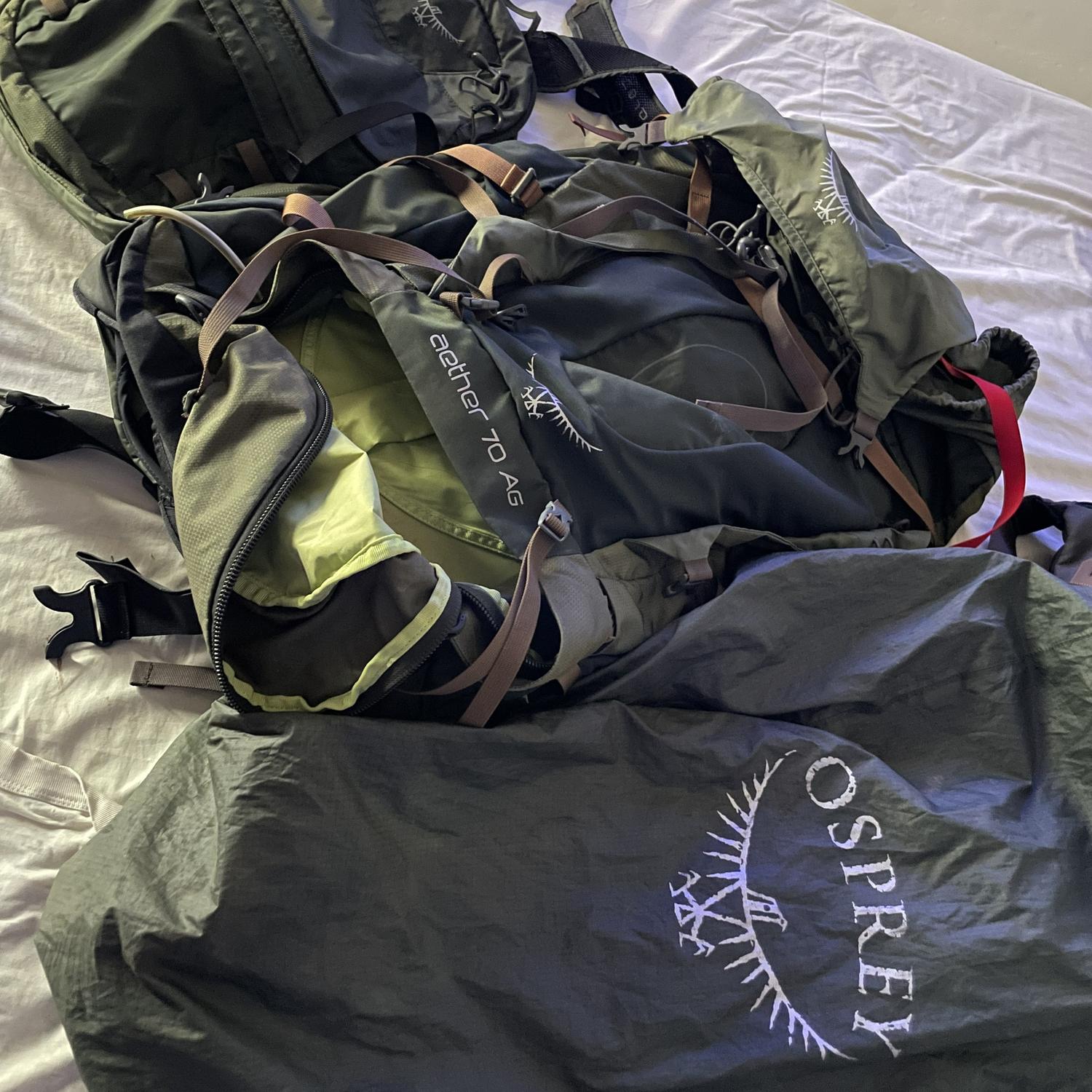 osprey aether ag70 bag Packs Ag 70 Backpacking Pack, Outback Orange, Small  A Custom Fit Osprey Backpack Osprey Aether Ag