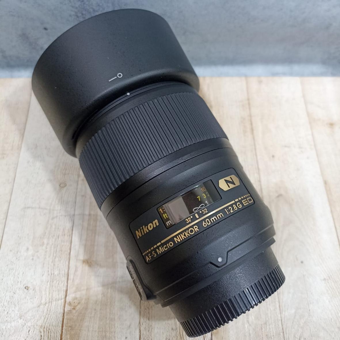 Nikon ニコン AF-S 60mm 小さくっ F/2.8G ED レンズ #589
