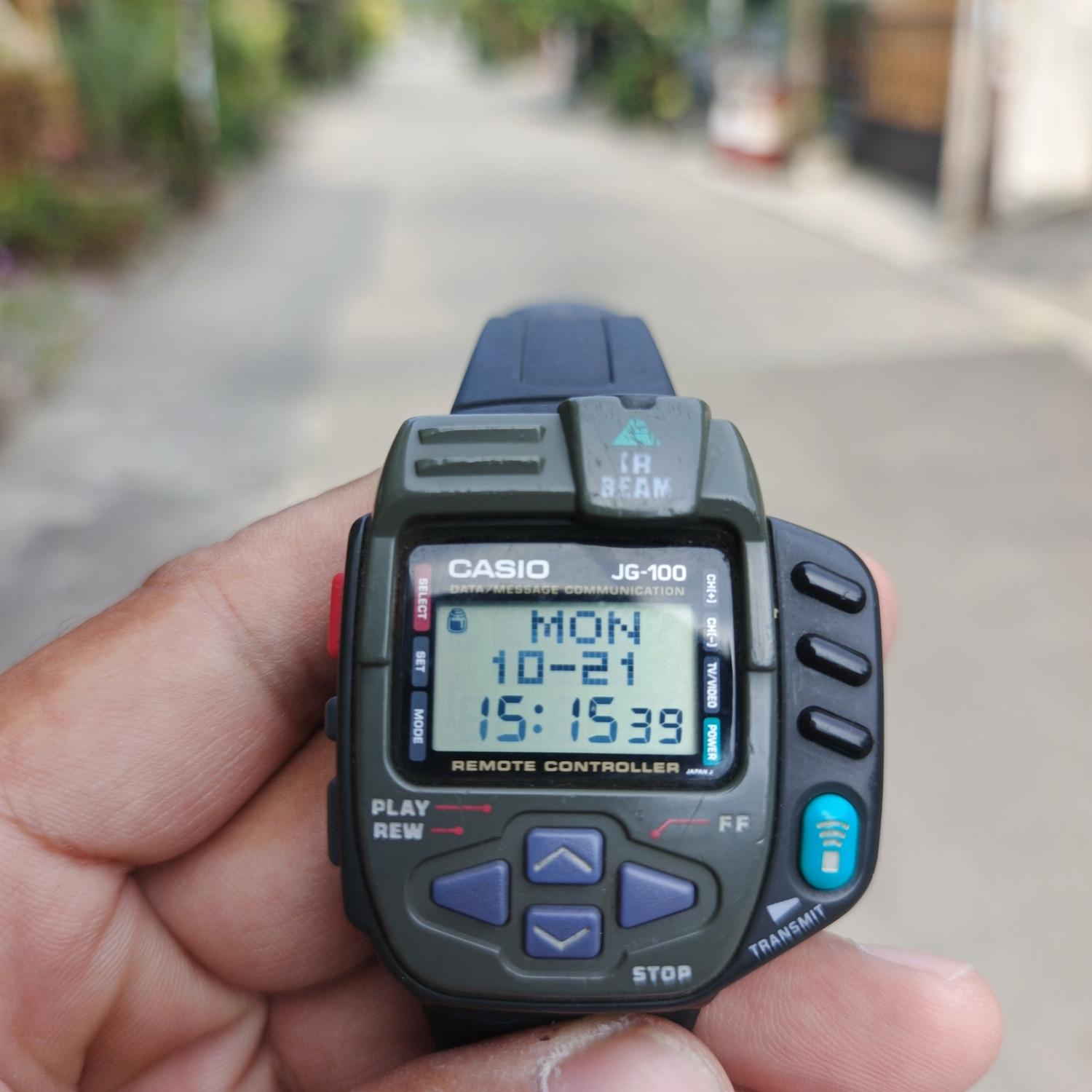 激レア CASIO SUPERCYBER CROSS く 光通信ウォッチJG-200